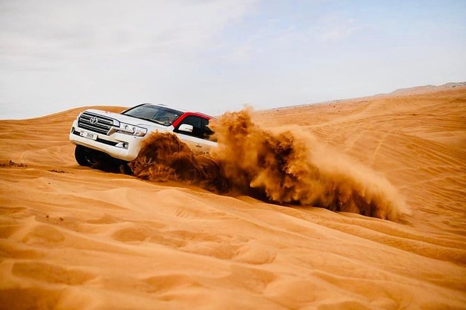 Private Red Dunes With Camel Ride, Sandboarding, Falcon & Arabic Coffee Package - Weather and Refunds