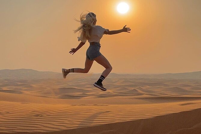 Dubai Desert Safari With Dune Bashing , Dinner Buffet & Entertainments - Just The Basics